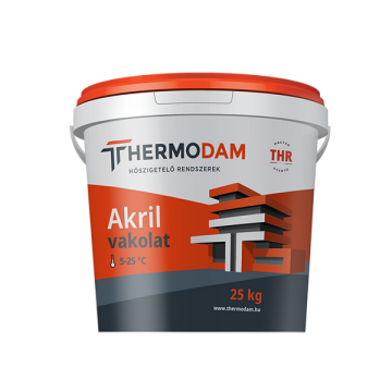 Thermodam akril vékonyvakolat 2mm dörzsölt